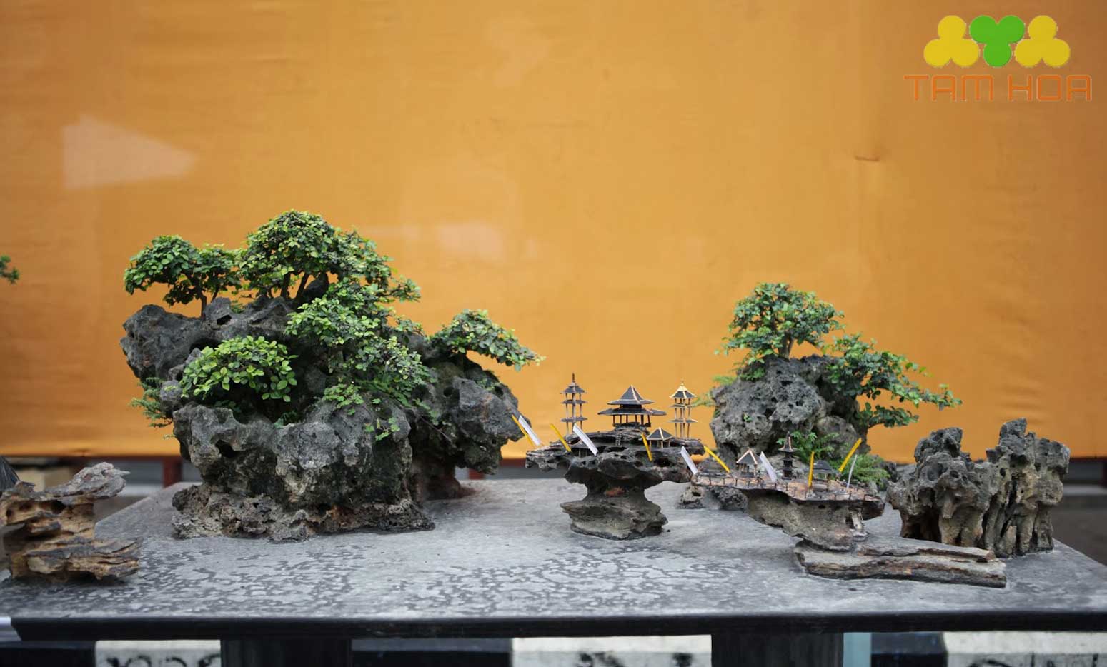 Mẫu hòn non bộ ngoài trời ý tưởng hay