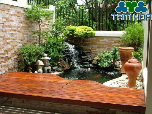 Sân vườn Nhỏ - Mini cần đảm bảo sao cho phù hợp với kiến trúc xung quanh