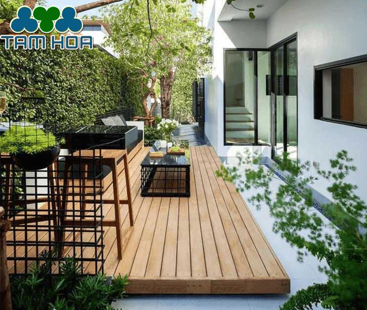 Sân vườn Nhỏ - Mini nhà ở hiện đại