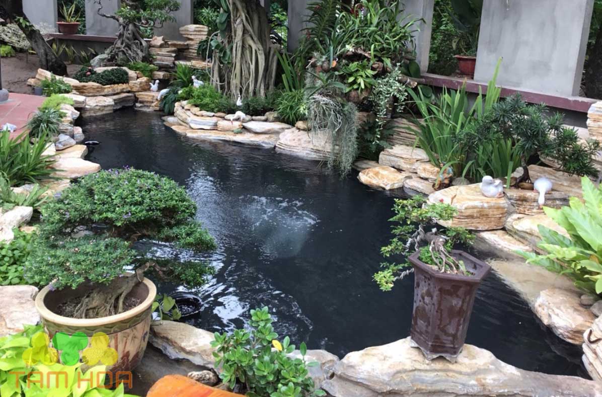 Hồ cá Koi sân thượng mang ý nghĩa phong thủy